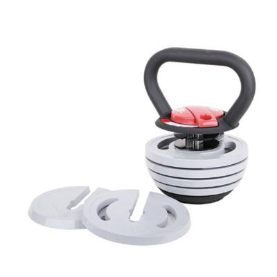 China Universal High Quality Cast Iron Adjustable 20LBS/40LBS Gym Fitness Kettlebell 9KG for sale