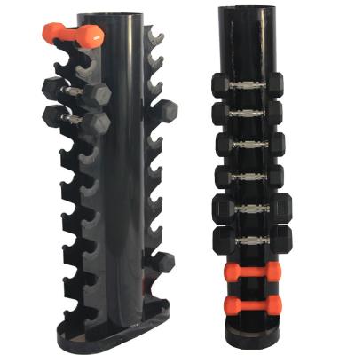 China 10 Tier Gym Dumbbell Rack Stable Rack Commercial Vertical Dumbbell Rack for sale