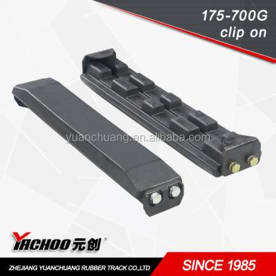 China Construction machinery parts/clip on rubber guards manufacturer made in china 700G for sale