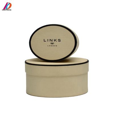 China Special Design High Quality Ellipse Recyclable Recycled Custom Paper Tube Box Packaging for sale