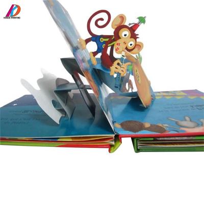 China paper & Cardboard Customized Thick Cardboard 3d Book Printing Pop Children's Book for sale