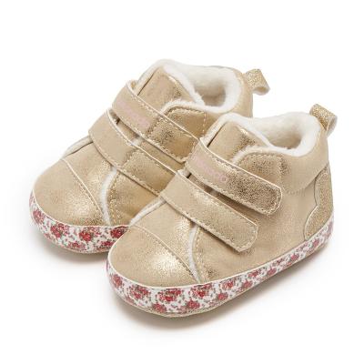 China Cotton Cloth Children's Flat Casual Shoes Daily Wear Breathable Anti-slippery Children's Flats For Kids Girl for sale