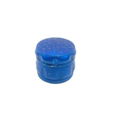 China Solid Top Tobacco Grinding Zinc Only 2.5 Inch 4 Pieces Drum Tobacco Grinders for sale