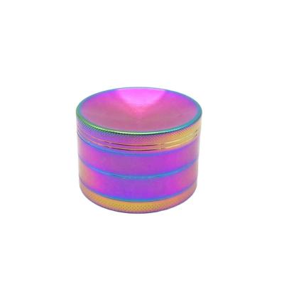 China Kush Krush Rainbow 63mm Concave Solid Top Tobacco Use Only 4 Piece Dry Herb Grinders for sale