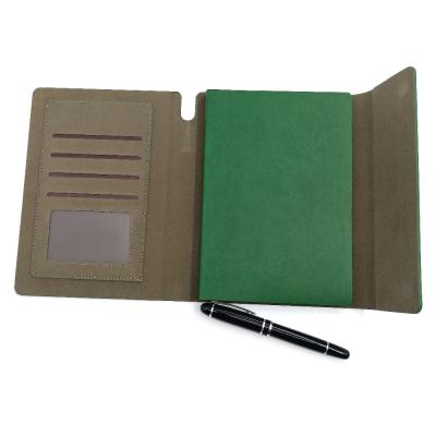 China Hardcover PU Cover Notebook Leather Side Printing A5 Size Notebook With Elastic Band for sale