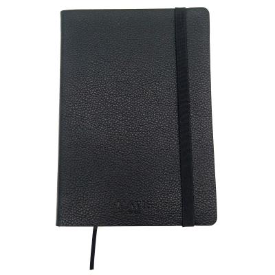 China Bulk True Paper Girl Travel Workout Journal Printed Black Striped Leather Notebook for sale