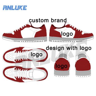 China CUSHIONING New Arrival Custom With Logo Branding Air 1 Slide Skateboarding Slipper Shoes 2021 China Designer White Sneakers Mens Shoes for sale