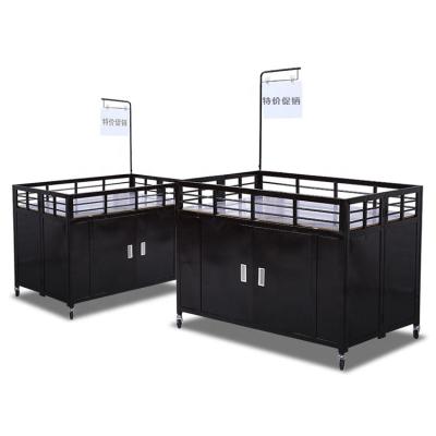 China Simple modern design desk counter shop display trade show foldable portable promotion table for sale