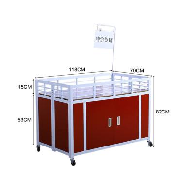 China Convenient High Quality Supermarkets Promotion Table Racks For Display for sale