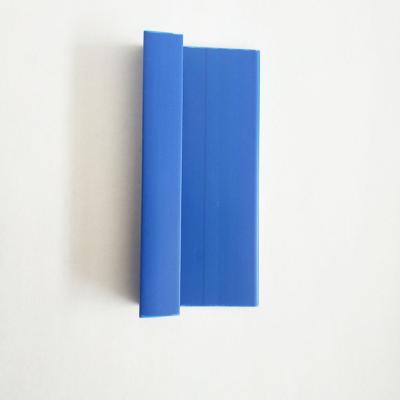 China Easy Installation Blue Warehouse Labeled Plastic Label Holder For Warehouse Storage for sale