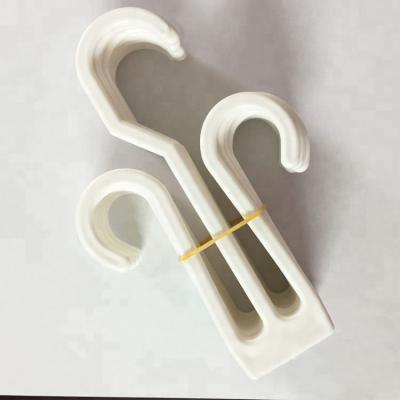 China Eco - Friendly Material White Plastic Shoes Hanger For Display / Slipper Hanger for sale