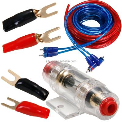 China china supplier car aerial amp kit 4000 watt car audio power wire install amplifier wiring kit for sale