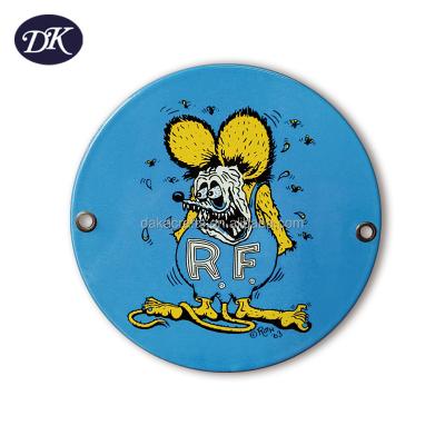 China Wholesale EU Vintage Mouse Diesel Enamel Porcelain Best Selling E-F Signs for sale