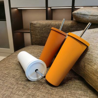 China 2021 Free Samples Sublimat White Stainless Steel Viable Insulated Empty Mugs With Lid Glitter Travel Tumbler With Straw Ever for sale