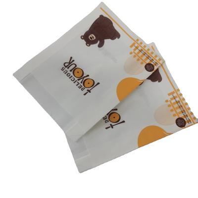 China Recyclable High Quality Pointed Bottom Paper SSD Bag For Fried Food for sale