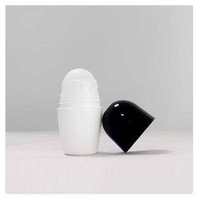 China PP PE Black 50ml Oil Roller Bottles Black Glass Roller Bottles  For Deodorant Eco Friendly for sale