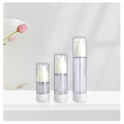 China AS Airless 15ml Fine Mist Sprayer Transparent Vacuum Fine Mist Bottle 30ml 50ml for sale