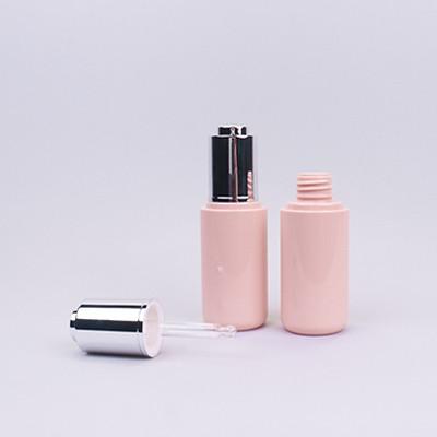 China Empty 60ml PETG Dropper Bottle Pink Little Dropper Bottles With Press Top Dropper for sale