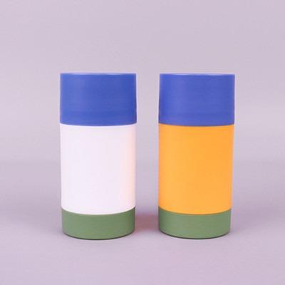 China Empty 50g Plastic Deodorant Tubes Biodegradable Deodorant Containers 50g for sale