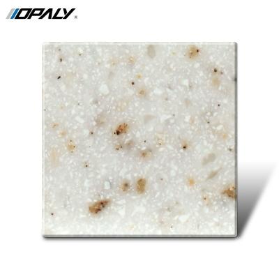 China Lowest Price Exterior Stone Countertops / Modern Artificial Acrylic Solid Slab Acrylic For Indoor Decoration for sale