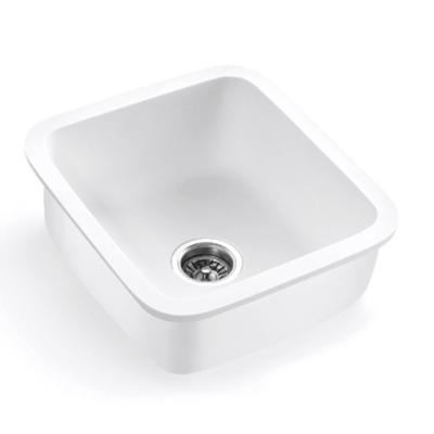 China Traditional Opaly Solid Surface Under Counter Sink Small Sink for sale