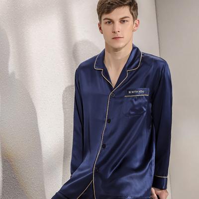 China NOBBY SERINDA Silk Sleepwear 100% Luxury Silk Breathable Silk Sleepwear For Man for sale