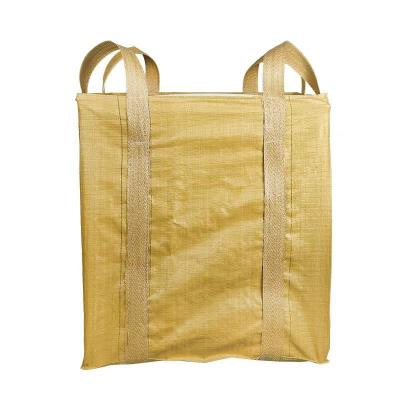 China 2022 ton fibc bag breathable hot sales 1000kg 1Ton pp industry jumbo sand bag big plastic bag for sale