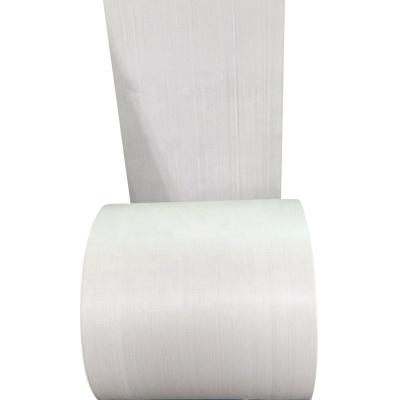 China Recyclable Plastic PP Woven Bag Roll Woven Fabric PP Resend Wholesale Roll Cloth Rolls for sale