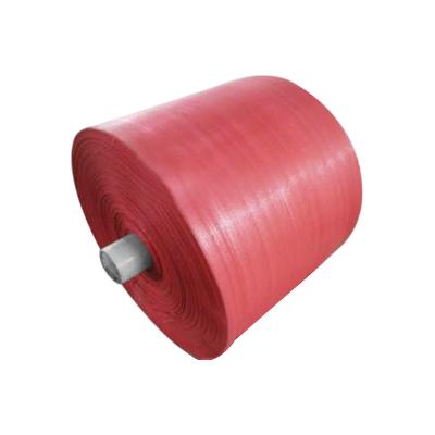 China Width 50Cm Tubular PP Woven Fabric Roll Bag Recyclable Cheap Fabric Roll Cheap PP Woven Bag In Roll for sale