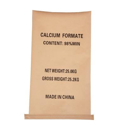 China Eco-friendly Hot Selling Custom Compound Kraft Paper Plastic Bag For Rice Packaging 25Kg Paper-plastic Compound Bags for sale