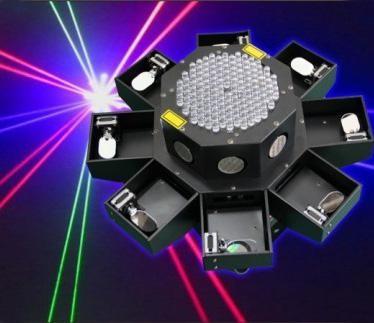 China LEDred green and blue laser octopus /led stage effect lights/hottest products in ktv bar for sale