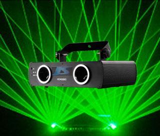 China 100mW double green laser /led stage effect lights/hottest products in ktv bar room for sale