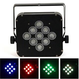 China 9*3in1 3w RGB /9*4in1 10W RGBW PAR lights/9*4in1 10w RGBW(wireless+battery) for sale