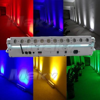 China 12pcs battery&wireless dmx wall washer for sale