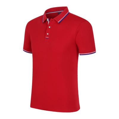 China Anti-wrinkle Sublimation Blank Polyester Golf T Shirts Plain T-shirts Custom Logo Polo T Shirt Printing Plus Size Men's Polo Shirts For Men for sale