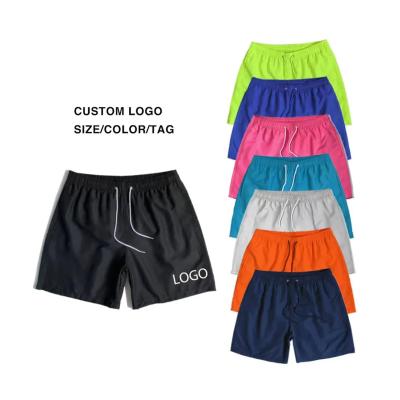 China QUICK DRY Summer Sports Shorts Custom Logo Mens Swim Shorts Running Nylon Shorts100% Polyester Swim Trunks Mesh Beach Shorts For Men for sale