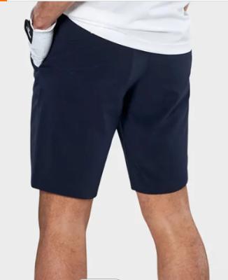 China Anti-Static Custom Men's Navy Classic Fit Stretch Golf Shorts Quick Dry Four-Way-Stretch Short Pants For Man for sale