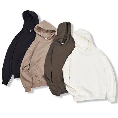 China Anti-pilling Manufacturer Custom Oversize plus size Hoodies High Quality 100-450GSM 100%cotton men's blank cheap sweatshirts for sale