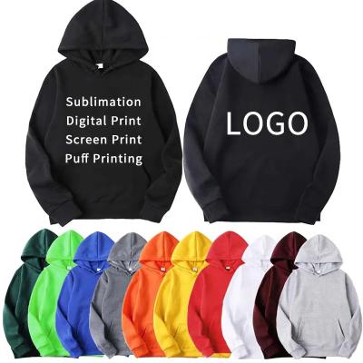 China Anti-pilling Heavy Weight jogger clothing Sweatshirts custom Printing men plain Pullover hoodie Embroidery hoodies oversize for sale