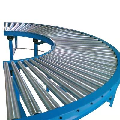 China Heat Resistant Stainless Steel Roller Conveyor Double Speed ​​Telescopic Chain Tray Assembly Line Roller Conveyor for sale