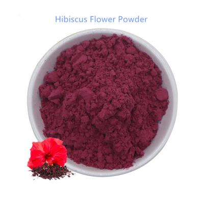 China Roselle Extract Hyaluronic Acid Sodium Hyaluronate Hibiscus Flower Powder for sale