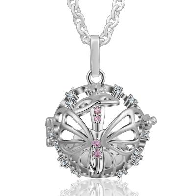 China Mexican Bola Maternity Angel Chime Caller butterfly pendant necklace CLASSIC cage pendant for sale