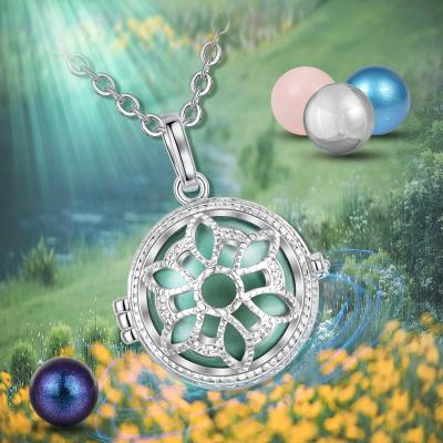 China The Other Baby Angel Pendant Necklace Pregnancy Chime Bola Harmony Wishing Balls for Pregnancy Women Pendants Necklaces for sale