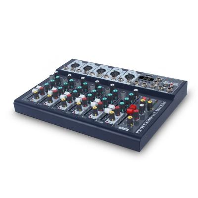 China Sound Mix Console Blue Tooth Hot Sale Digital Mixing Console Reverb Effect Supplement Stereo Microphone Audio Mixer for sale