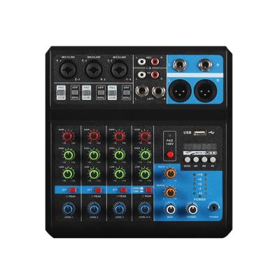 China Sound Mix Console Blue Tooth Factory Wholesale Price Usb Interface Rack Mount Stereo Digital Major Audio Mixer for sale