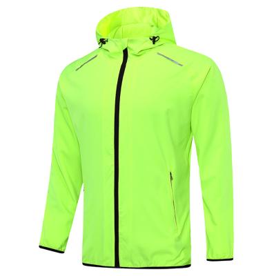 China New Spring Season Breathable Lightweight Hoodies Training Fitness Sportswear For Men's Reflective Outdoor Jackets for sale