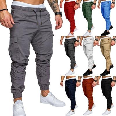 China High quality QUICK DRY casual fashion tied loose elastic sports pants fitness plus size sweatpants men's pants and trousers for sale