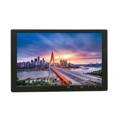 China Small size lcd tv wall hanging speaker 10 inch tft lcd tv monitor with vga av bnc tv /bnc for sale