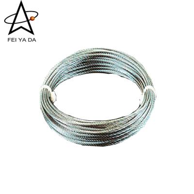 China Durable No Cracks Steel Wire Rope Stainless Steel 12mm Stainless Steel Wire Rope Transverse / Longitudinal for sale