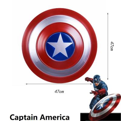 China Creative Fascinating Hollywood Metal Shield Bar Hangings Iron Art Metal Captain America Shield Wall Hanging Home Decoration for sale